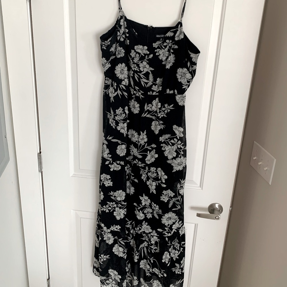 J Crew floral maxi dress